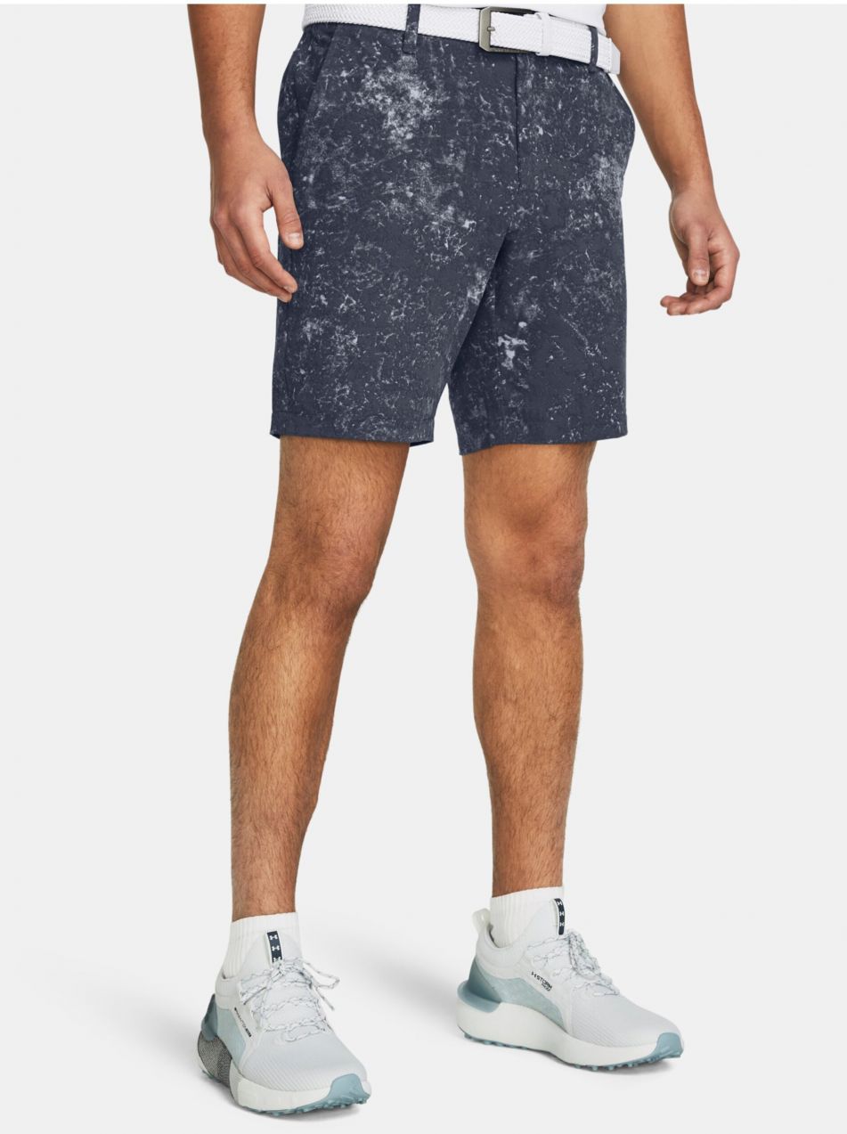 Šedé pánske kraťasy Under Armour UA Drive Printed Taper