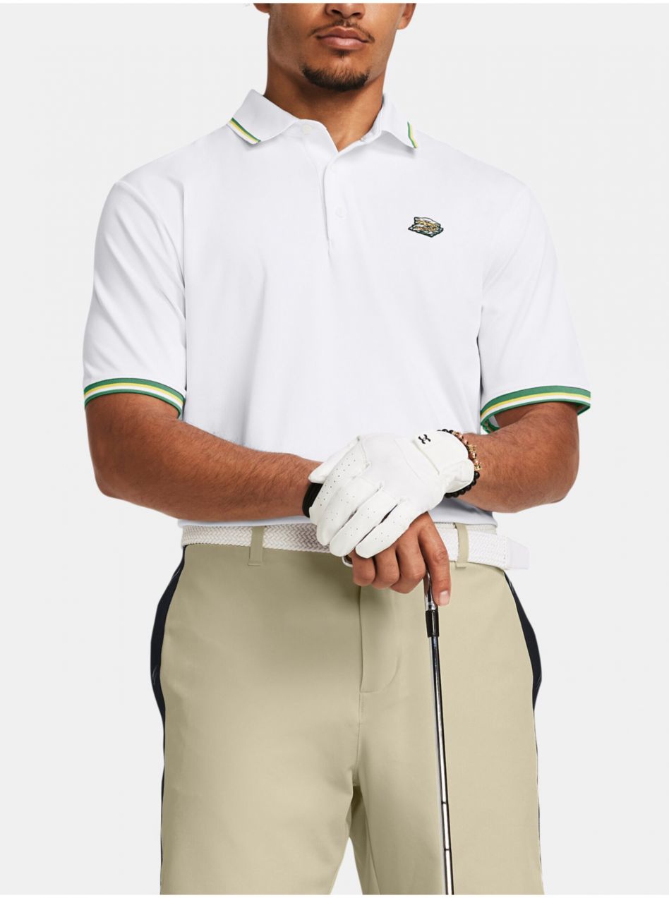 Biele pánske polo tričko Under Armour UA Playoff 3.0 Patrons Polo