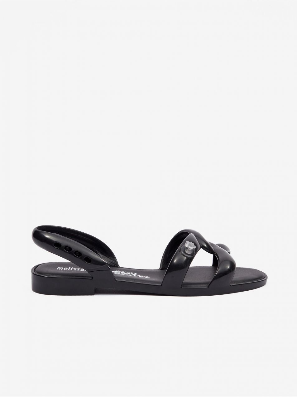 Čierne dámske sandálky Melissa Tube Sandal + Jeremy Scott