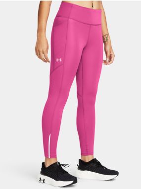 Ružové dámske legíny Under Armour UA Fly Fast Ankle Tights