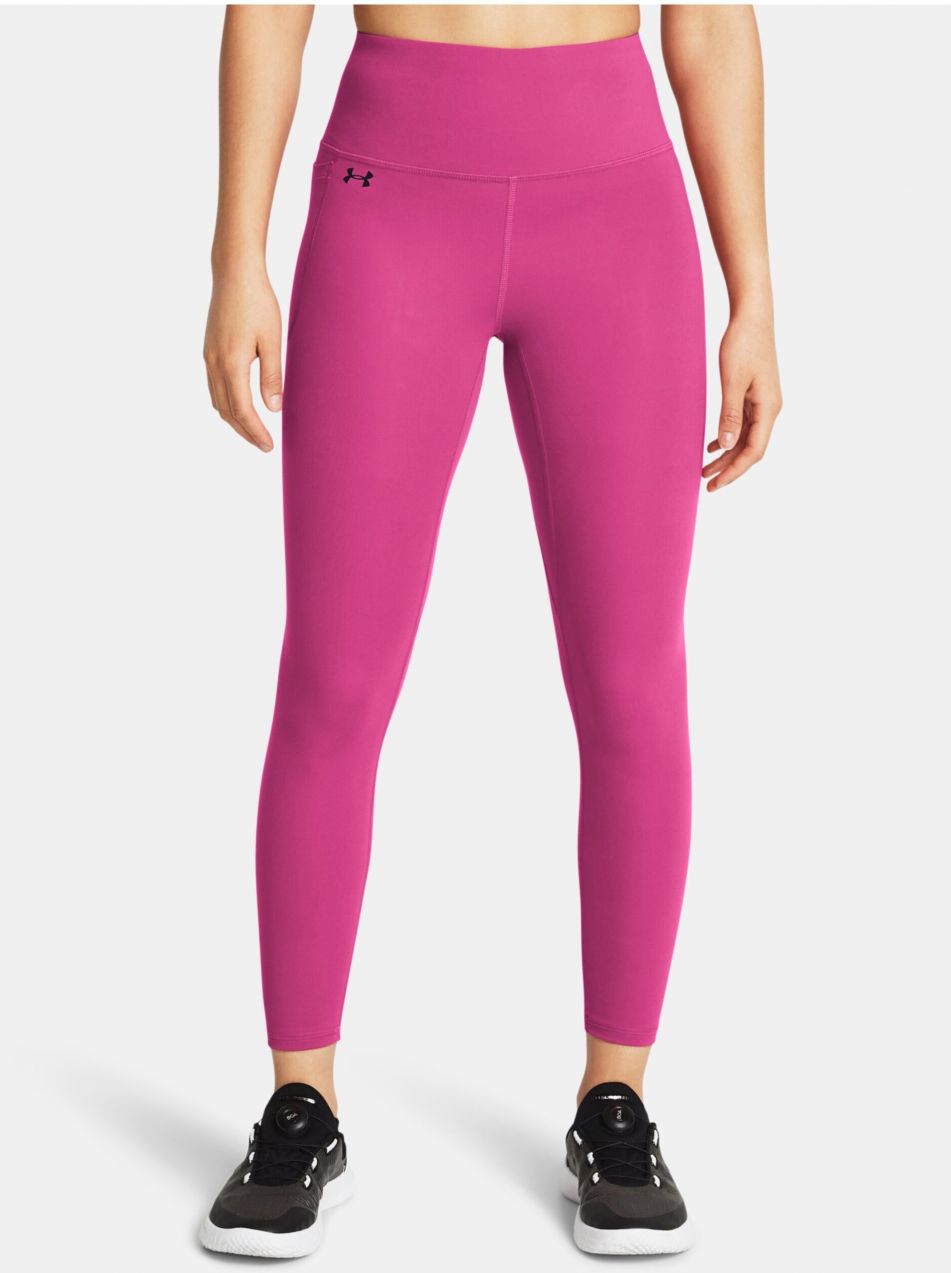 Ružové dámske legíny Under Armour Motion Ankle Leg