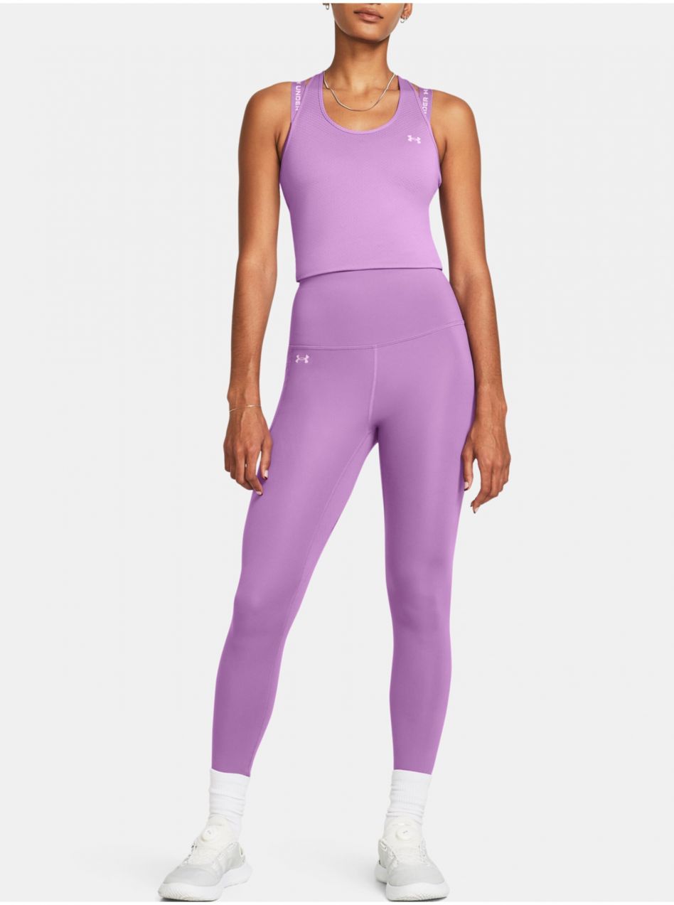 Fialové dámske legíny Under Armour Motion UHR