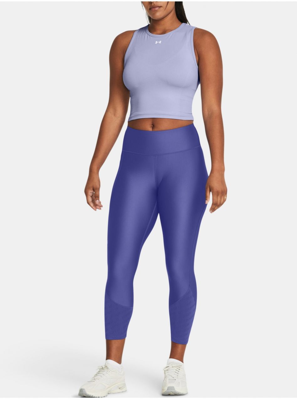 Fialové dámske športové legíny Under Armour Vanish Breeze Ankle