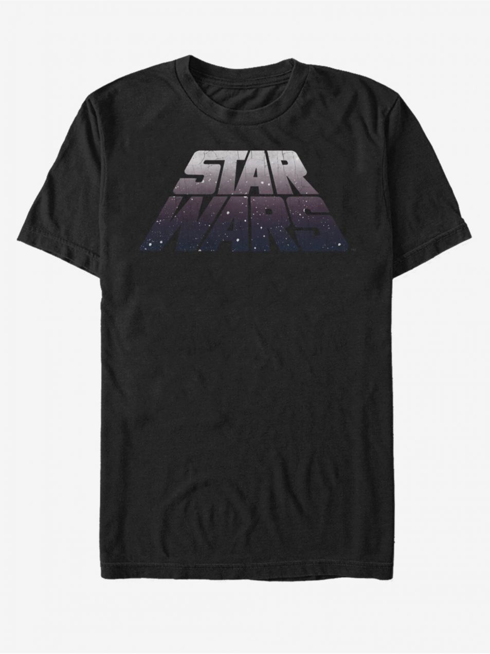 Čierne unisex tričko Star Wars Perspective Logo