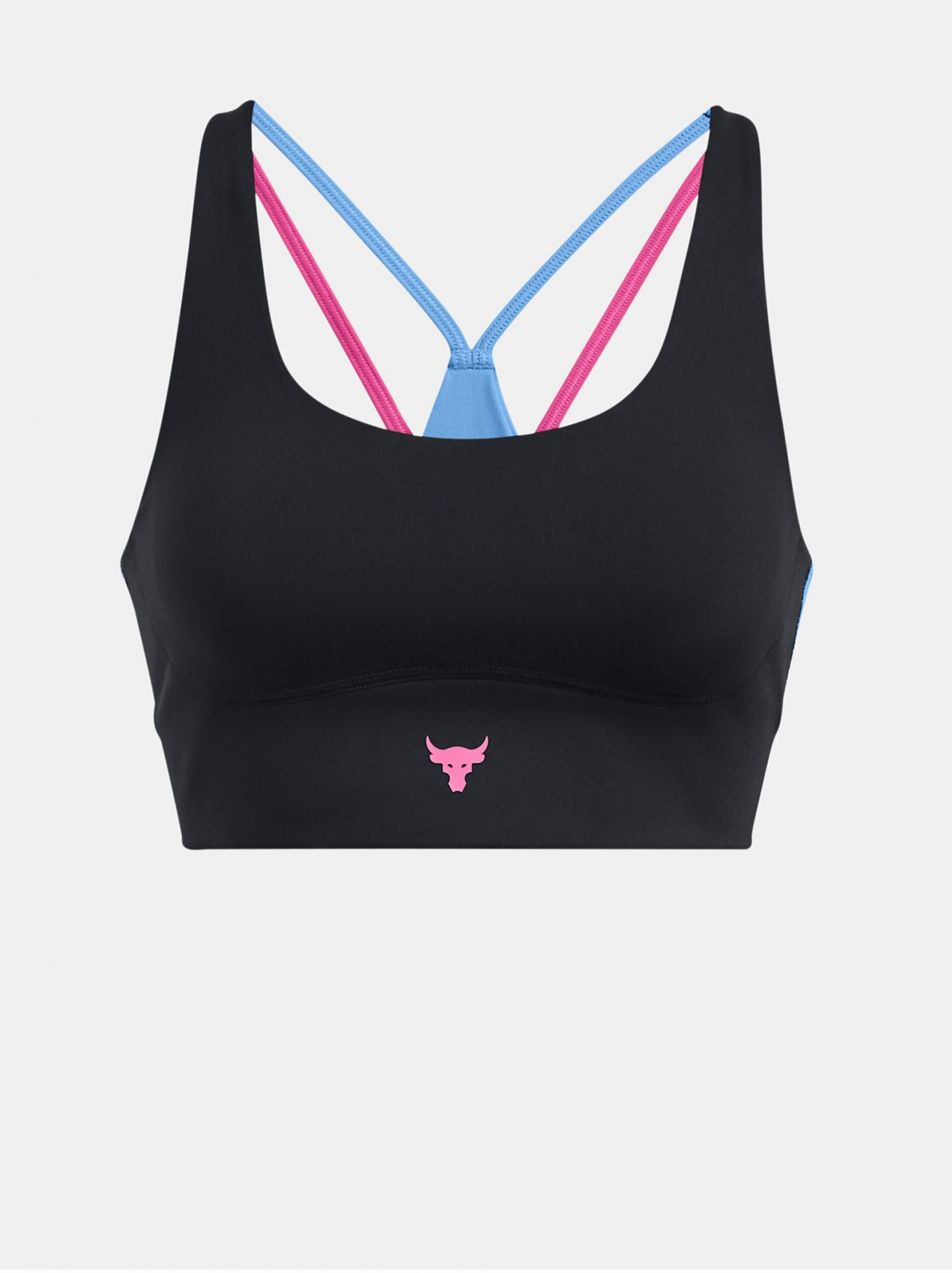 Čierna dámska športová podprsenka Under Armour Project Rock LG Grind Sportlette