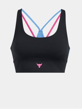 Čierna dámska športová podprsenka Under Armour Project Rock LG Grind Sportlette
