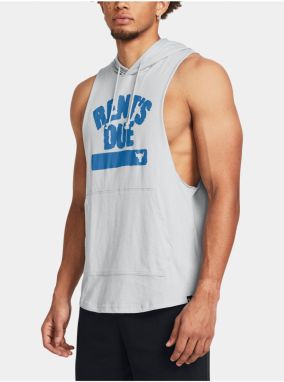 Šedé pánske tielko Under Armour UA Project Rock Rents Due SL HD