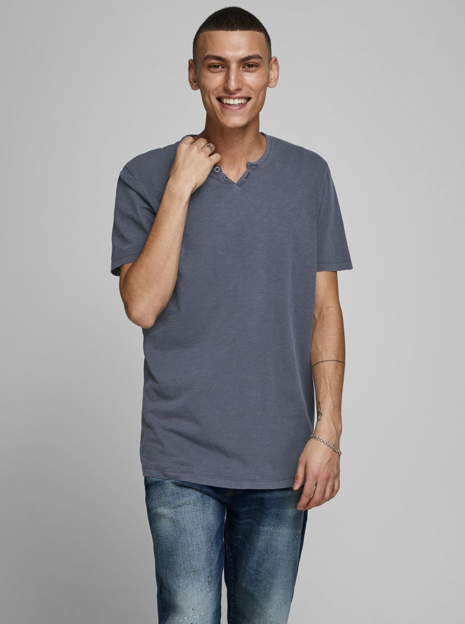 Modré pánske tričko Jack & Jones