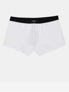 Biele pánske boxerky Ombre Clothing