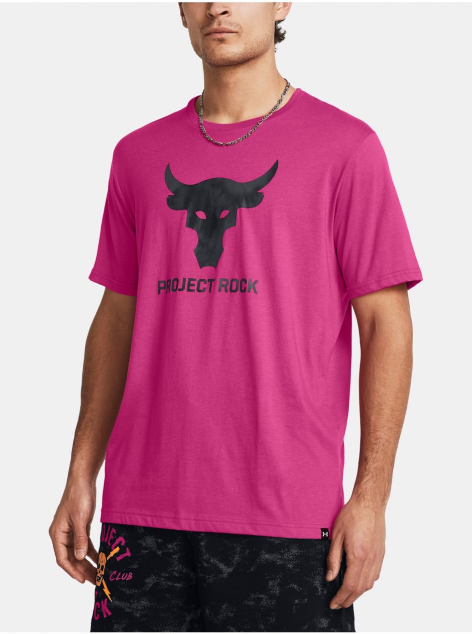 Ružové pánske tričko Under Armour UA Project Rock Payoff Graphic