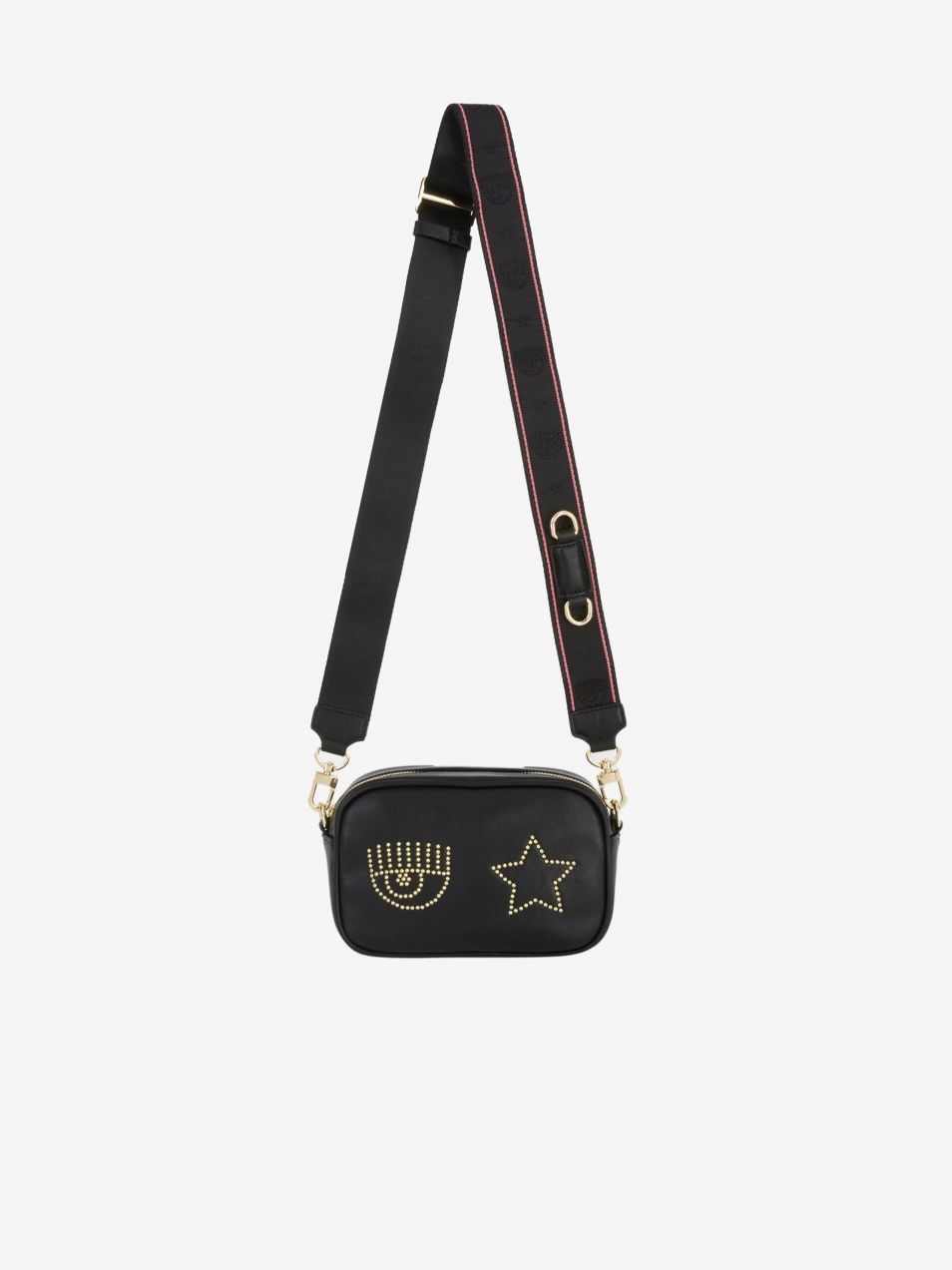Čierna dámska crossbody kabelka CHIARA FERRAGNI Eye Star