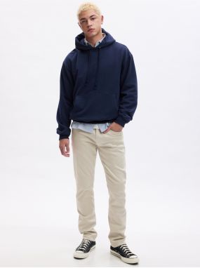 Béžové pánske slim fit džínsy GAP City GapFlex