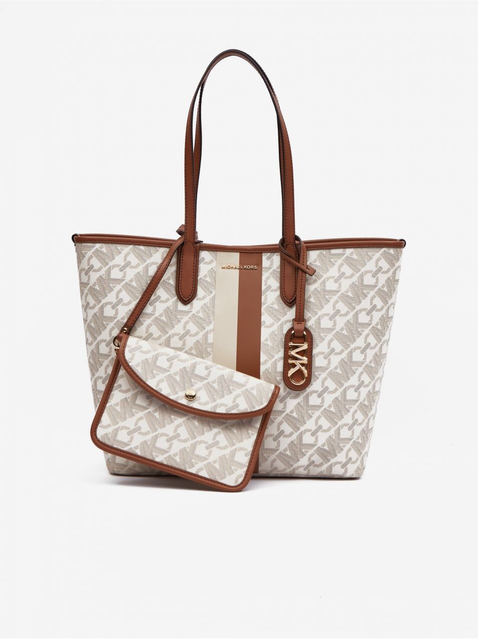Béžová dámska kabelka Michael Kors Eliza Open Tote