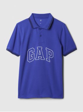 Tmavomodré chlapčenské polo tričko GAP s logom