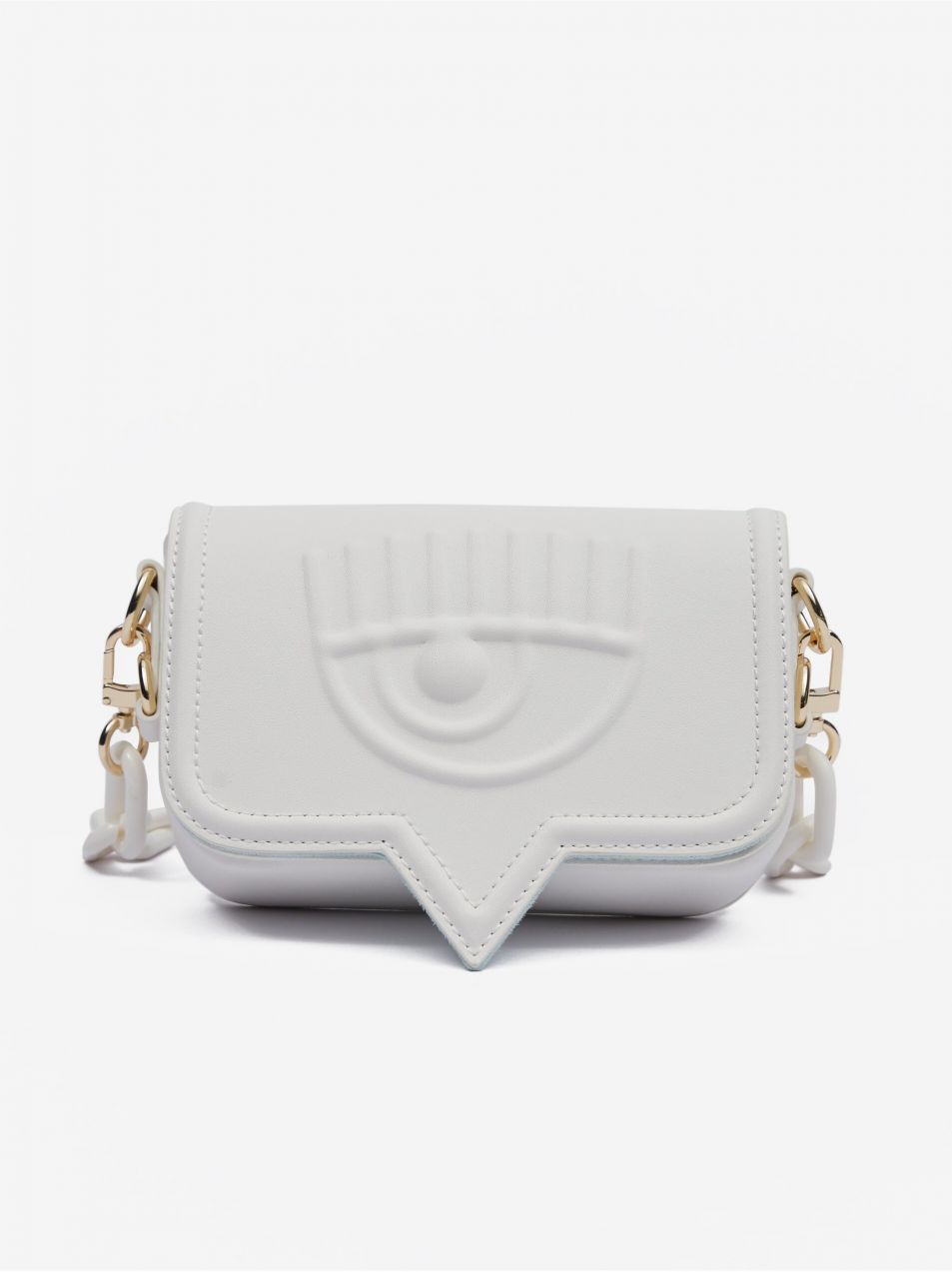 Biela dámska kabelka CHIARA FERRAGNI Eyelike Bags