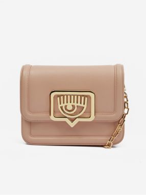 Béžová dámska kabelka CHIARA FERRAGNI Eyelike Buckle