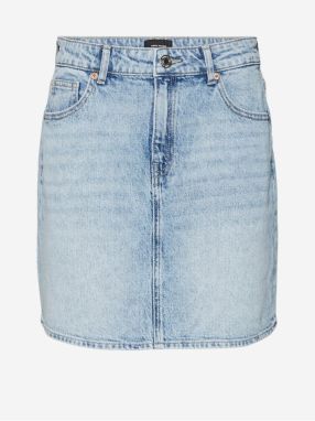 Svetlomodrá dámska džínsová sukňa Vero Moda Tessa