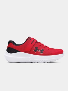 Červené tenisky Under Armour UA BPS Surge 4 AC