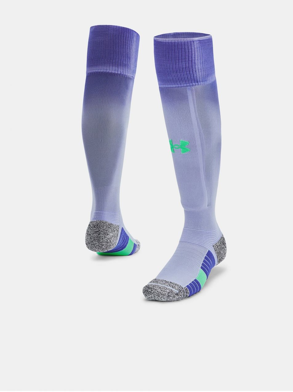 Fialové futbalové štulpne Under Armour UA Magnetico Pocket 1pk OTC-PPL