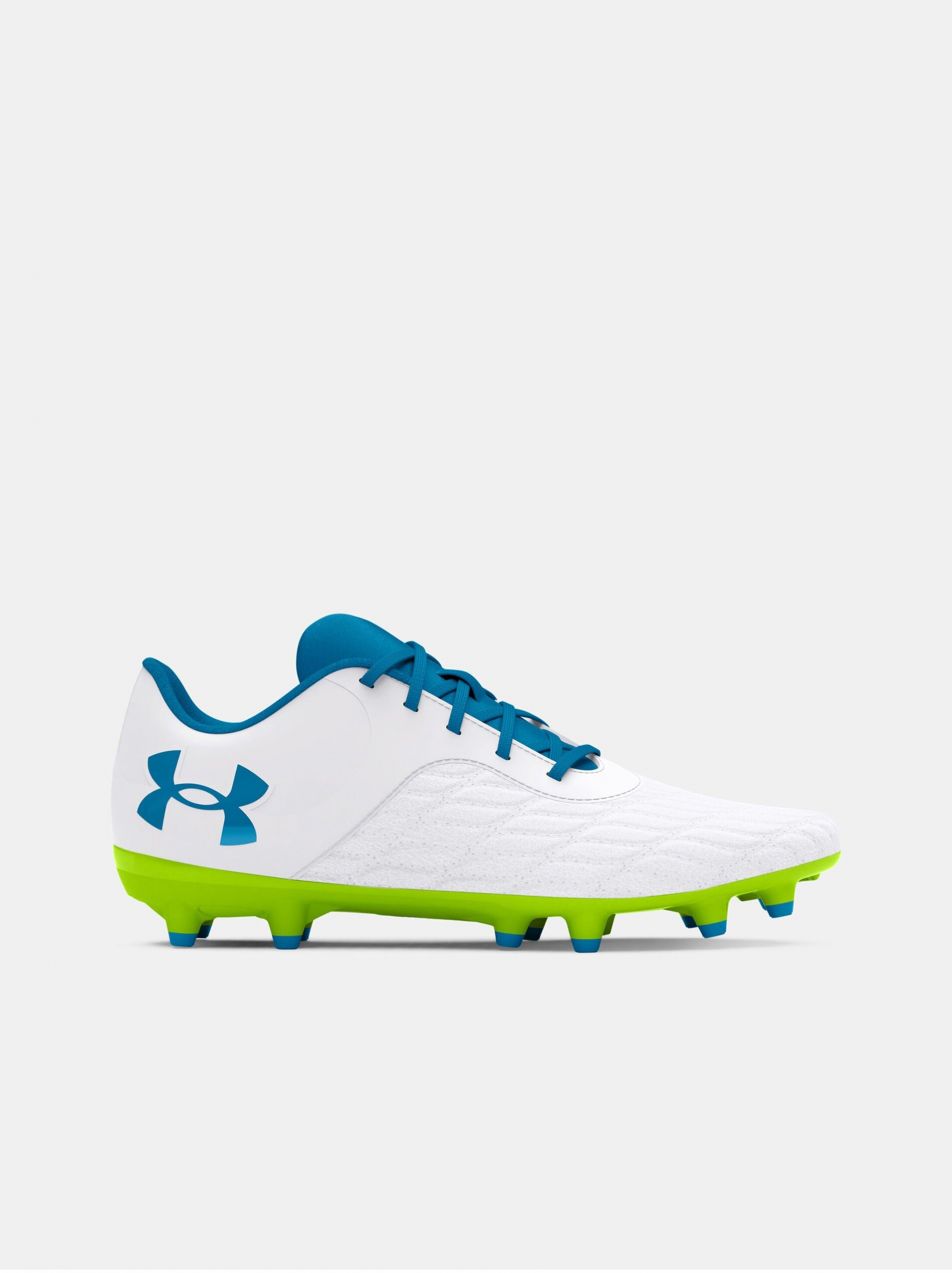 Biele chlapčenské kopačky Under Armour UA Magnetico SelectJR 3.0 FG
