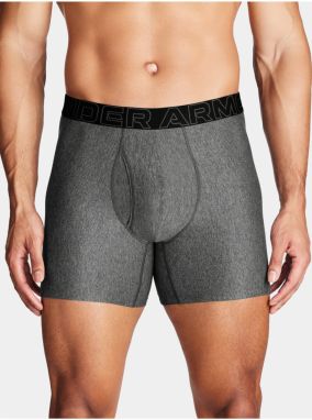 Sivé pánske boxerky Under Armour M UA Perf Tech 6in