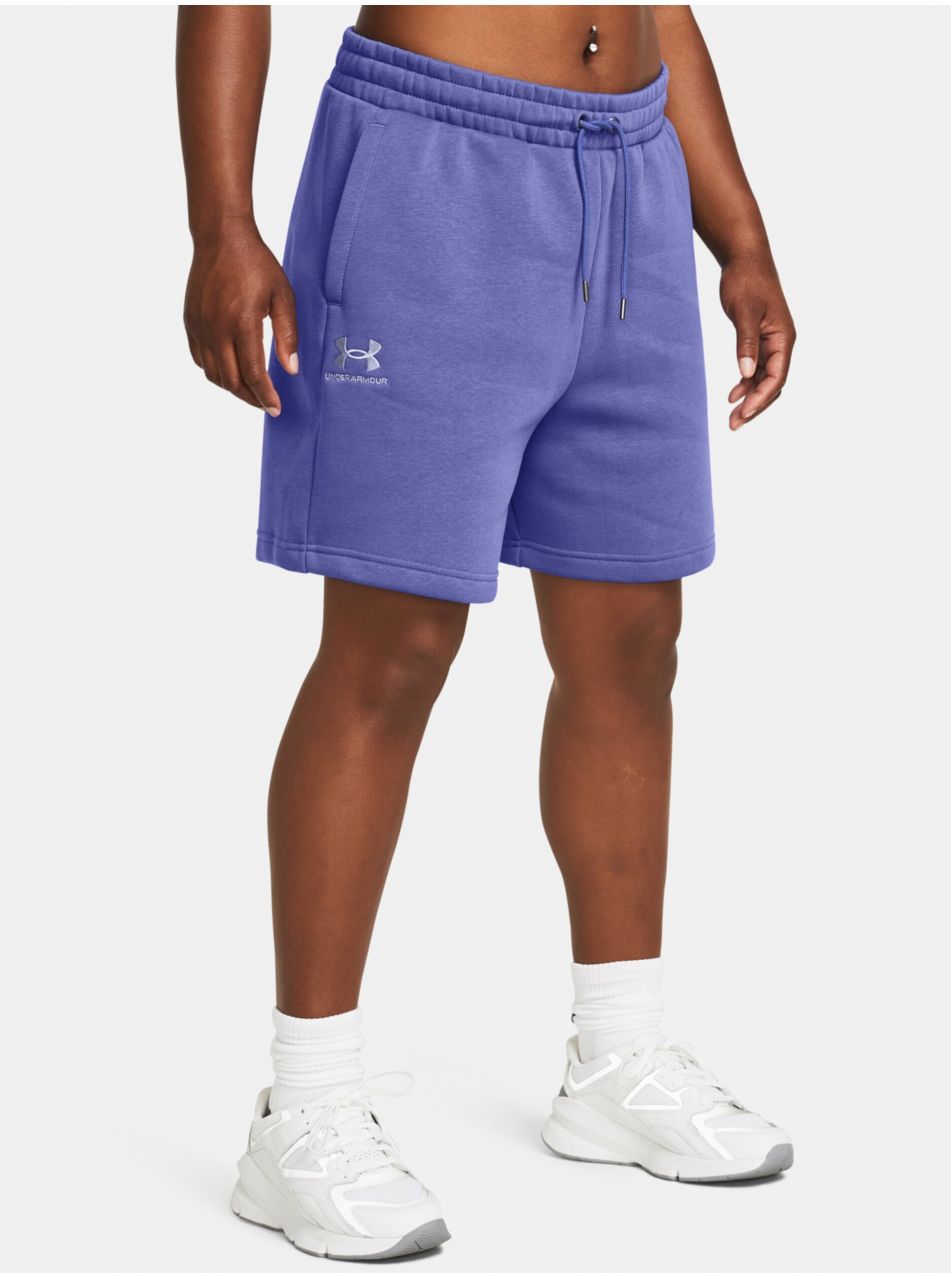 Fialové dámske kraťasy Under Armour UA Essl Flc Relax BF