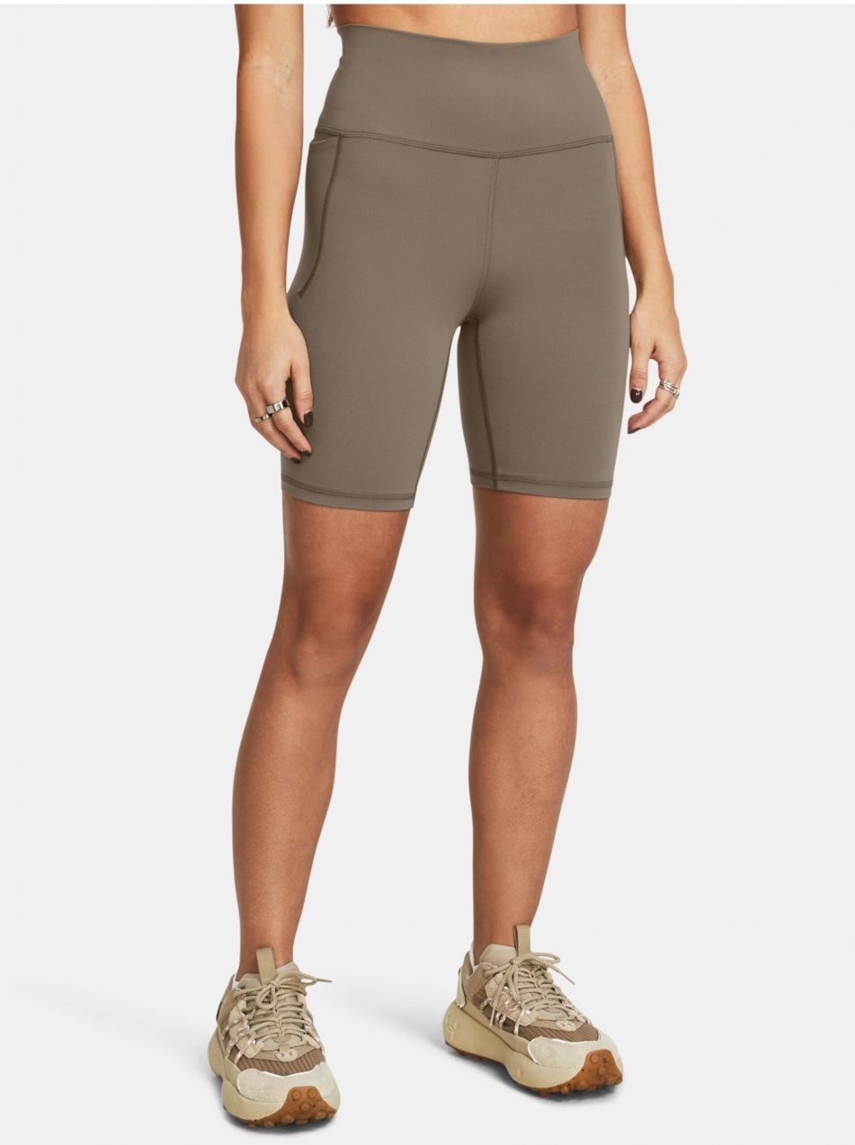 Kraťasy pre ženy Under Armour - hnedá