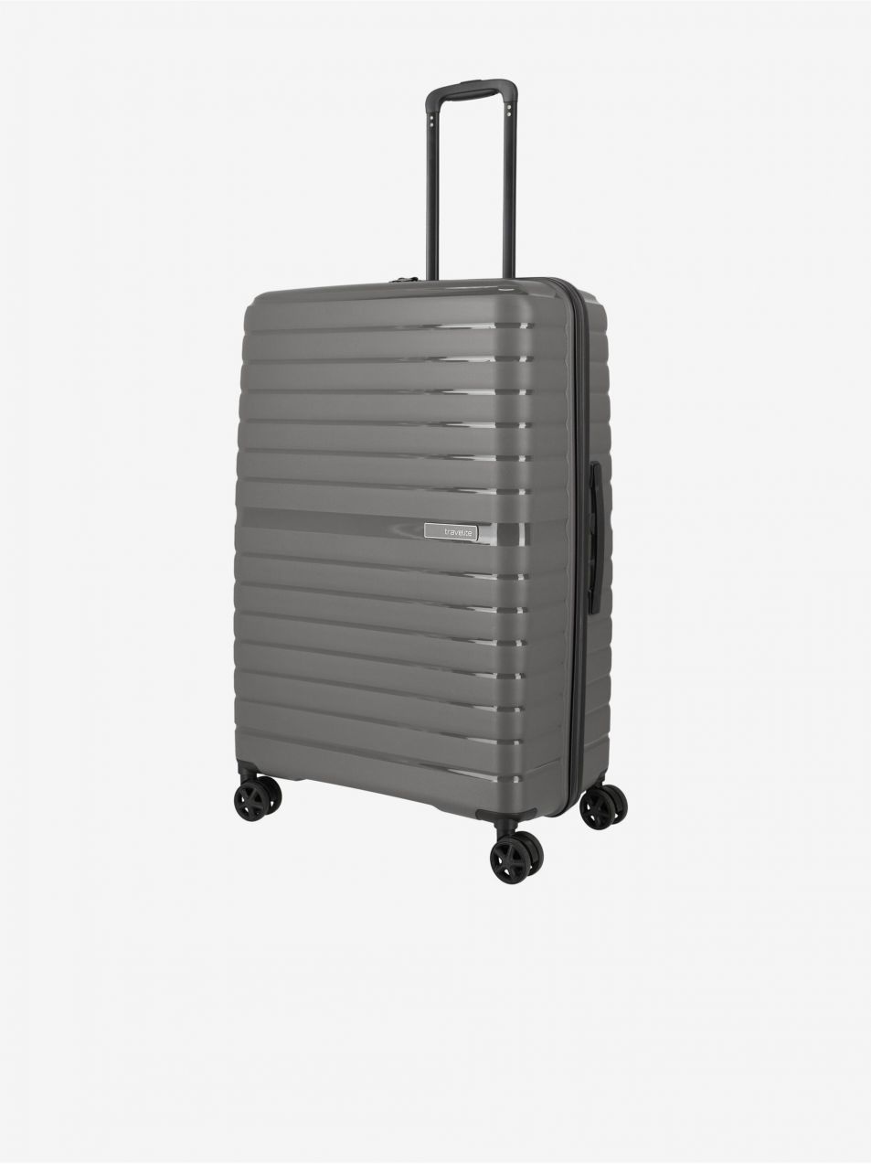 Strieborný cestovný kufor Travelite Trient L Anthracite
