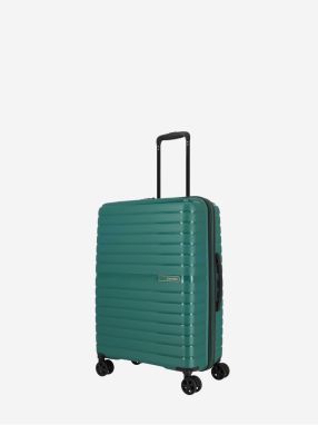 Petrolejový cestovný kufor Travelite Trient M Green