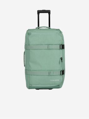 Mentolová cestovná taška Travelite Kick Off Wheeled Duffle L Sage