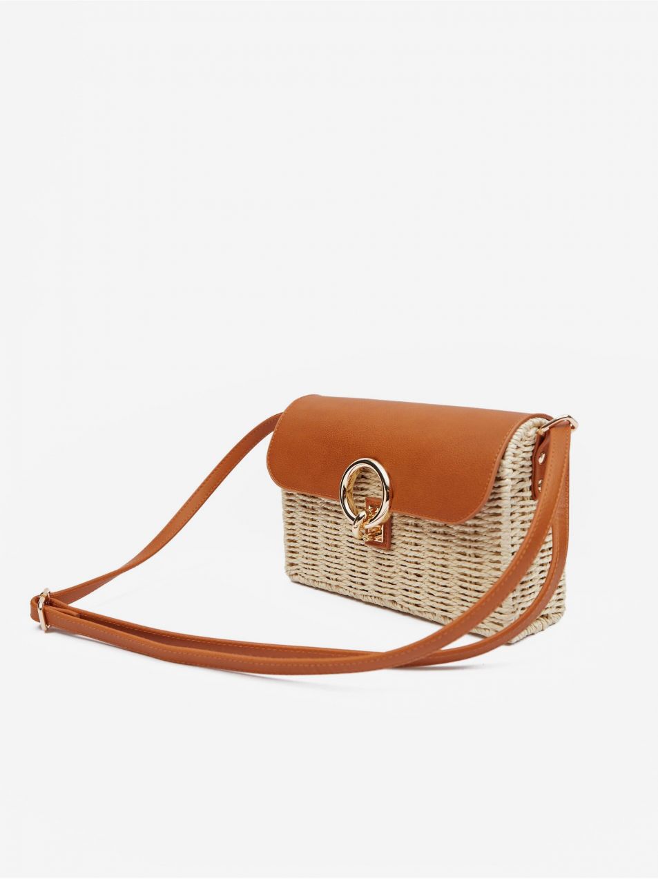 Hnedá dámska crossbody kabelka ORSAY