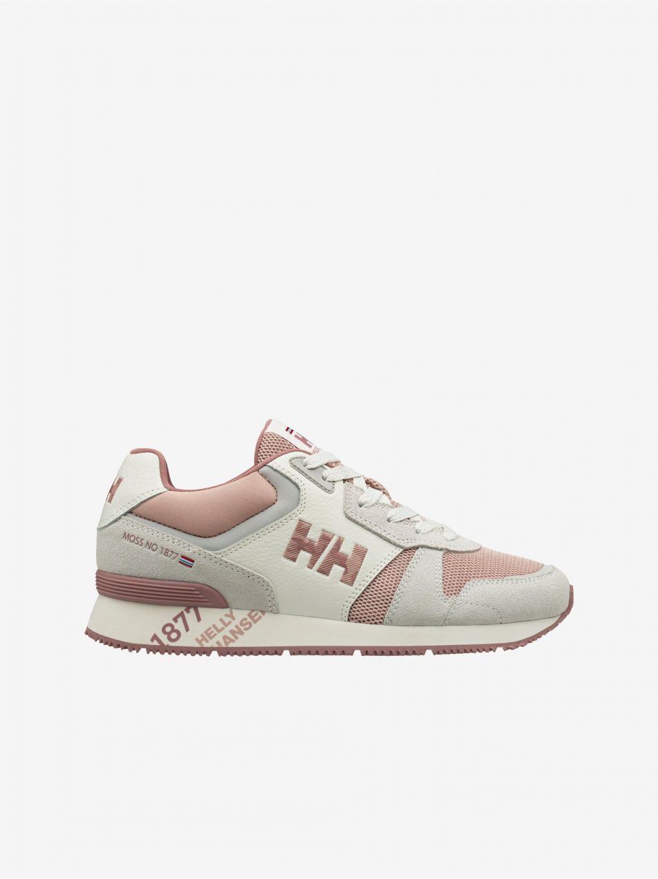 Sivo-ružové dámske kožené tenisky HELLY HANSEN Anakin Leather 2
