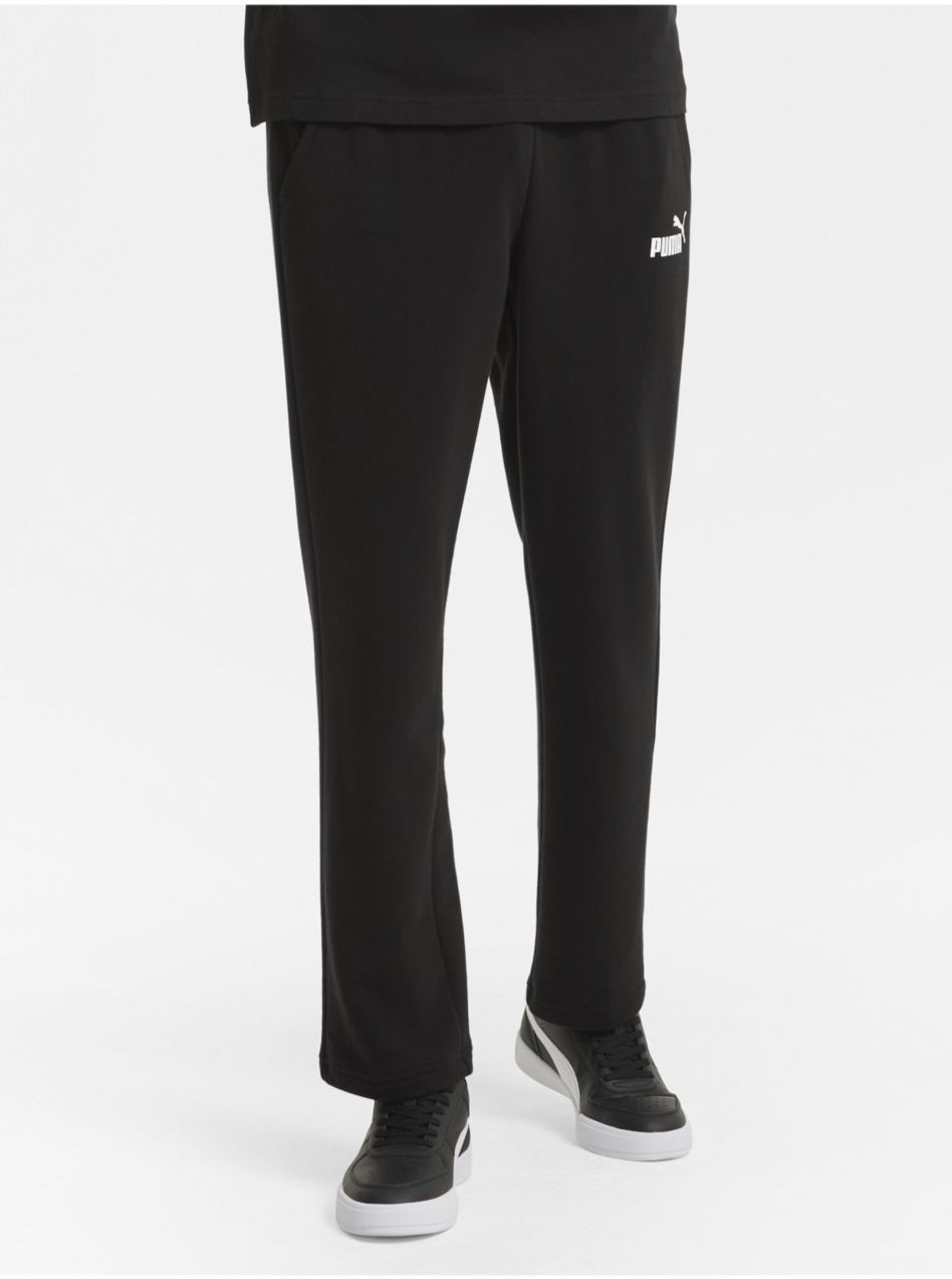Čierne pánske tepláky Puma ESS Logo Pants