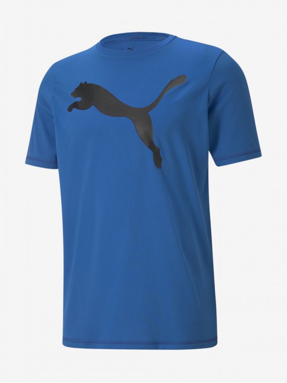 Modré pánske športové tričko Puma Active Big Logo Tee