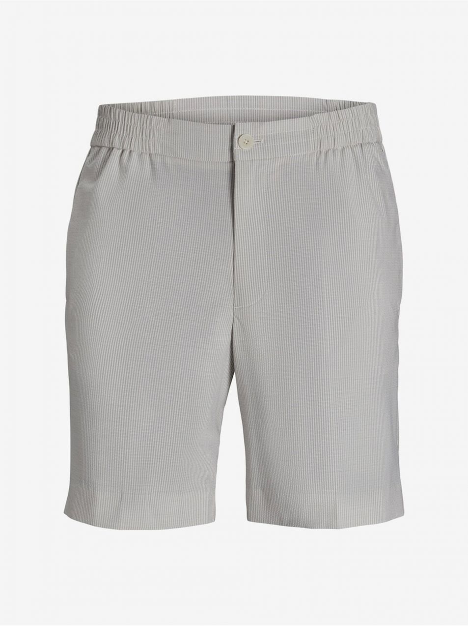 Šedé pánske kraťasy Jack & Jones Seersucker