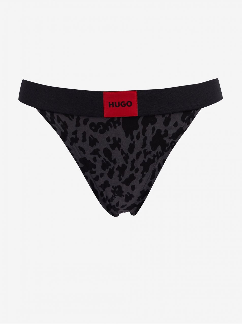 Čierne dámske tangá HUGO