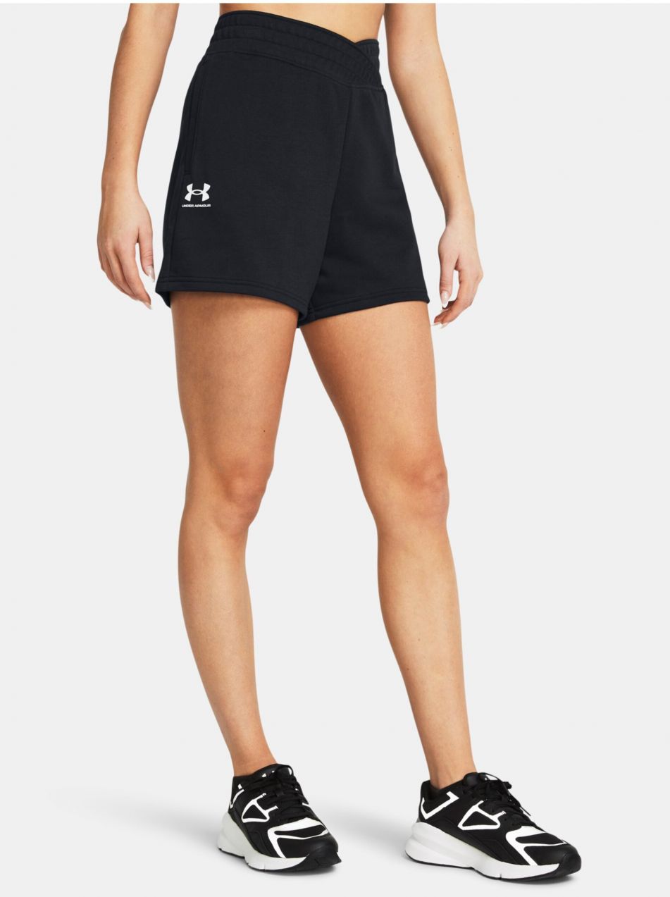 Čierne športové kraťasy Under Armour UA Rival Terry Short