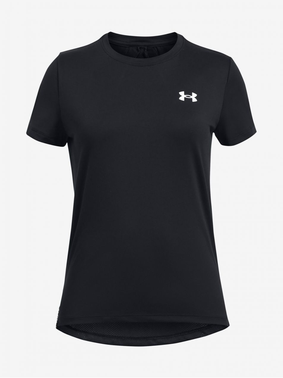 Čierne dievčenské športové tričko Under Armour Knockout Tee