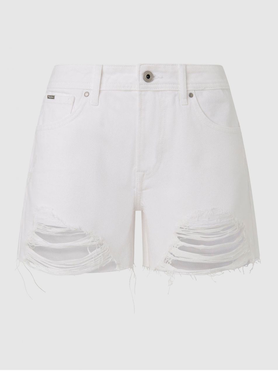 Biele dámske kraťasy Pepe Jeans
