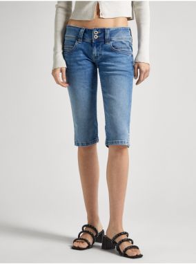 Modré dámske kraťasy Pepe Jeans