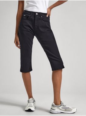 Čierne dámske džínsové kraťasy Pepe Jeans