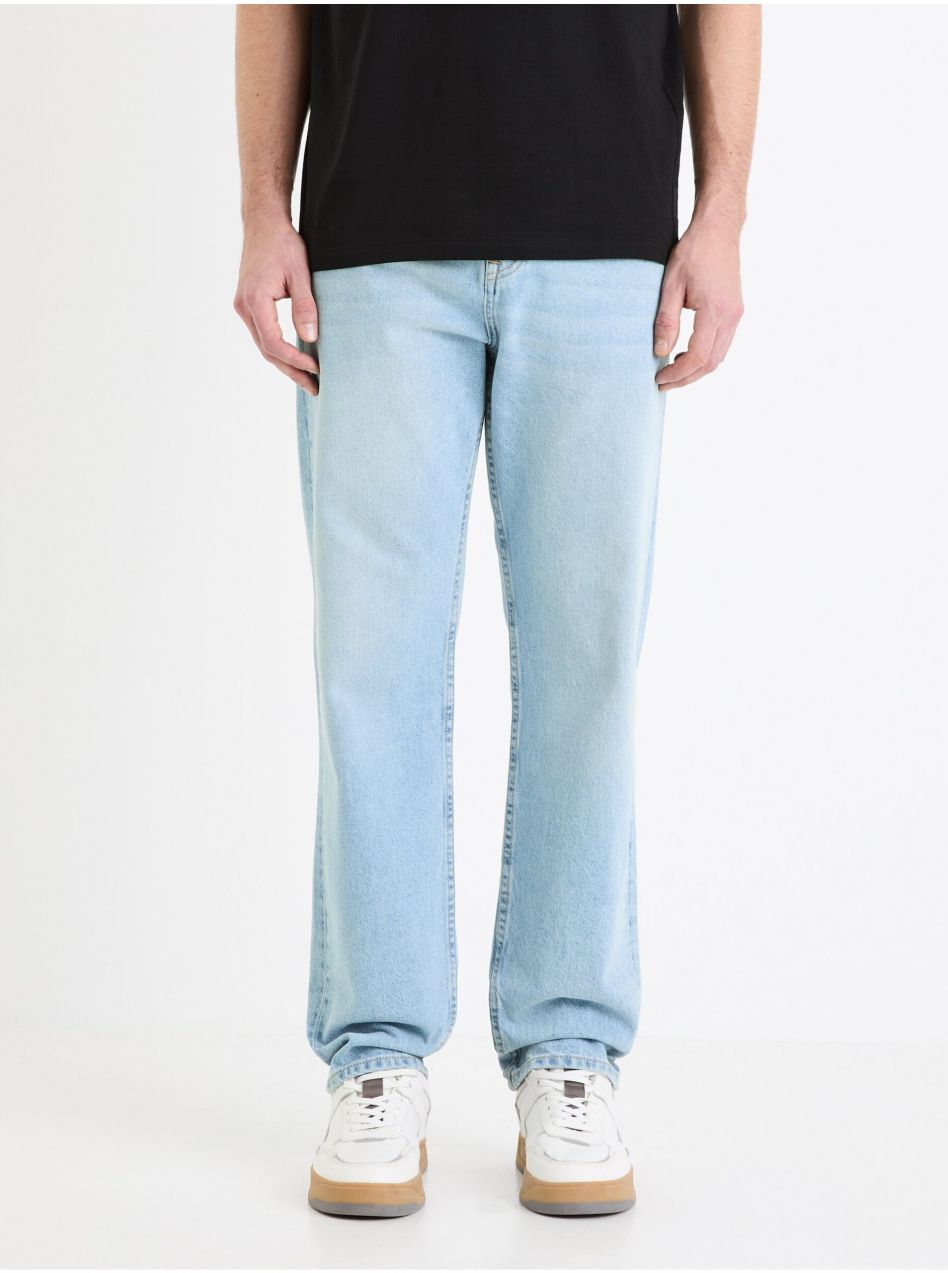 Svetlomodré pánske džínsy Celio C15 straight Fodroit 30