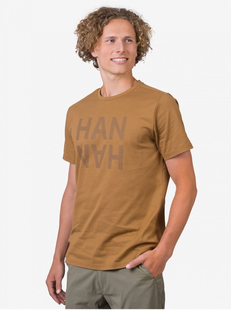 Hnedé pánske tričko Hannah Grem