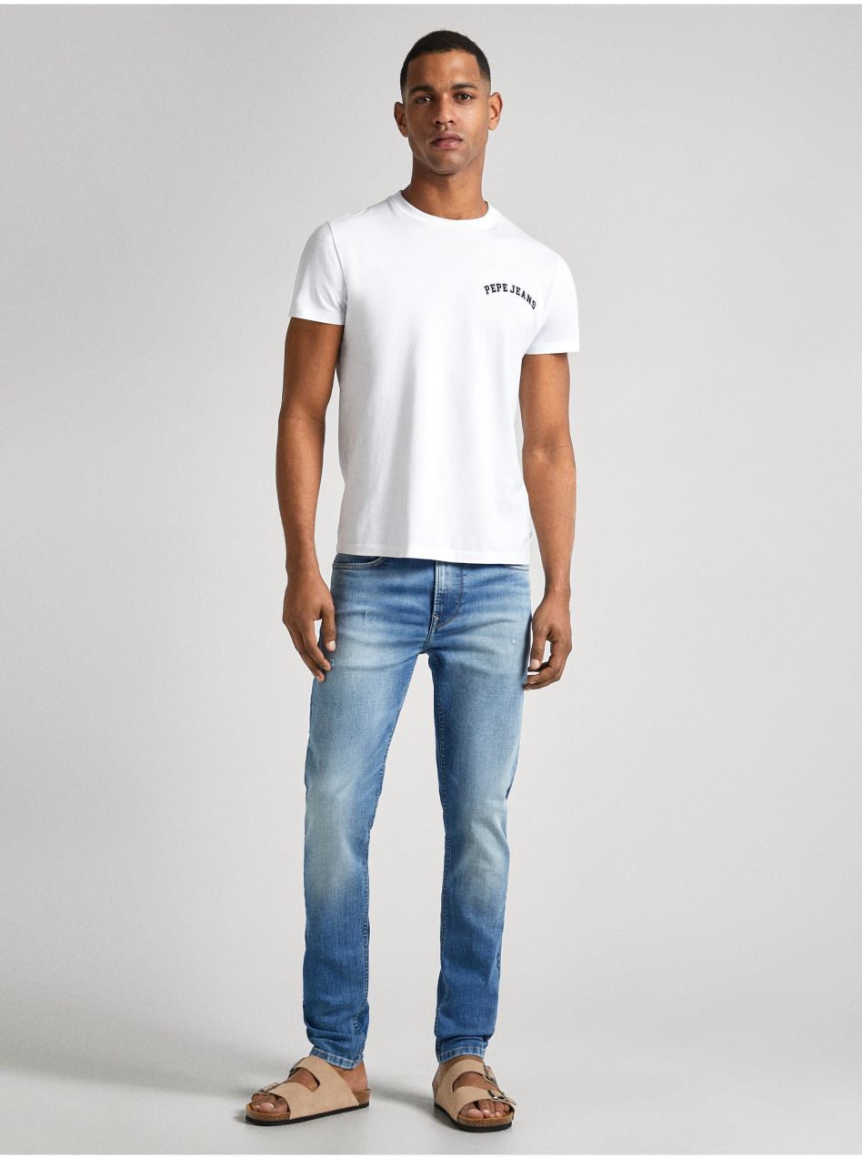 Modré pánske džínsy Pepe Jeans