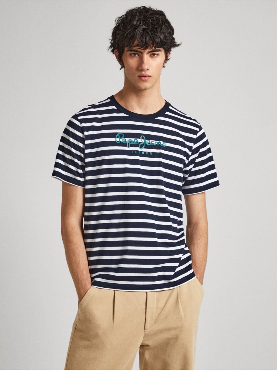 pre mužov Pepe Jeans - tmavomodrá, biela