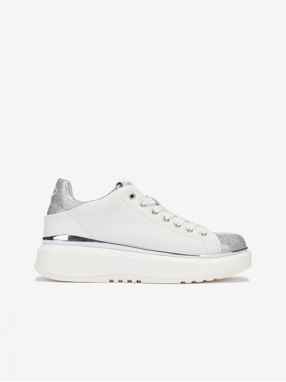 Tenisky, espadrilky pre mužov Replay - biela, strieborná