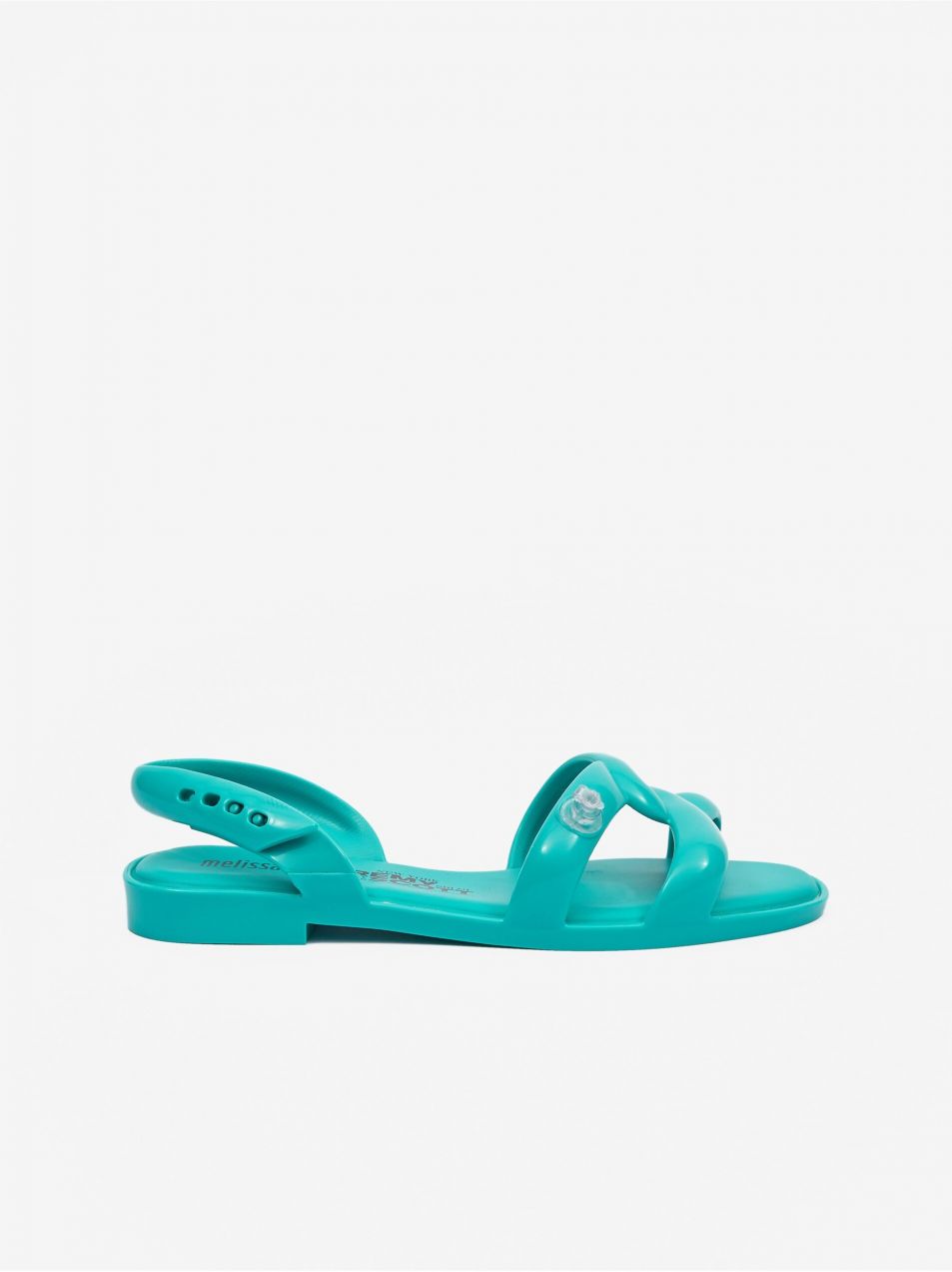 Tyrkysové dámske sandálky Melissa Tube Sandal + Jeremy Scott