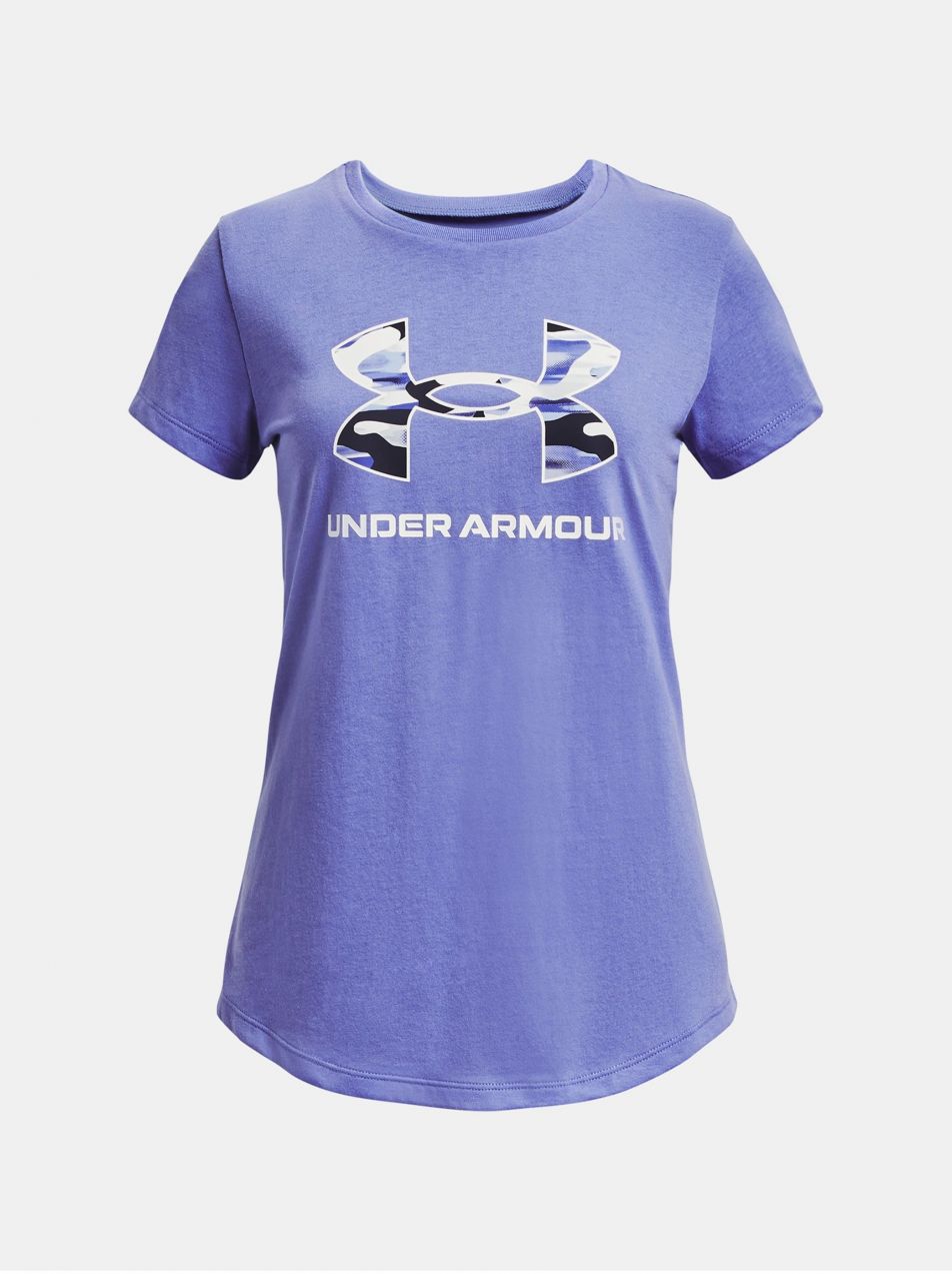 Modré tričko Under Armour UA G SPORTSTYLE LOGO SS