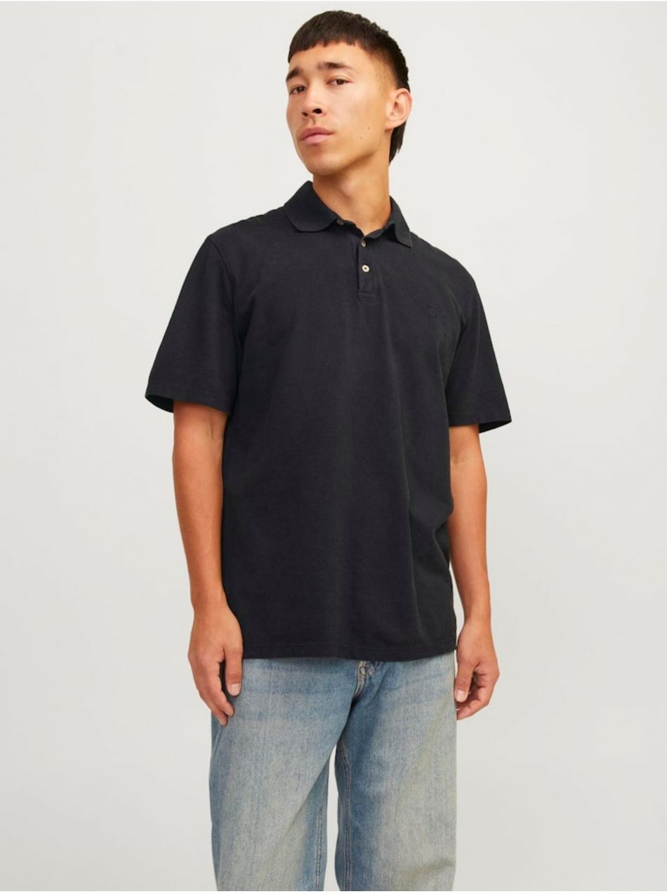Čierne pánske polo tričko Jack & Jones William