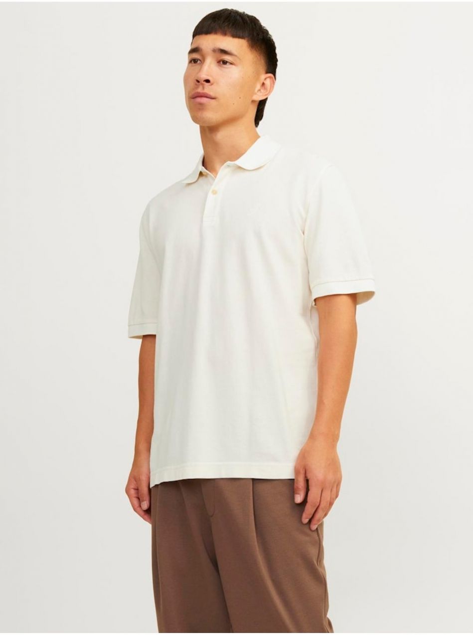 Krémové pánske polo tričko Jack & Jones William